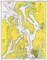 Nautical Chart - Admiralty Inlet and Puget Sound to Seattle ca. 1975 Poster Print by NOAA Historical Map and Chart Collection NOAA Historical Map and Chart Collection - Item # VARPDX450528